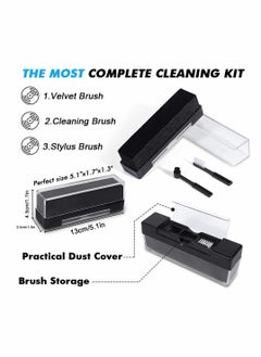 Excefore Vinyl Record Cleaning Brush, 3-in-1 Anti-Static Carbon Fiber Brush Kit  - Image 5