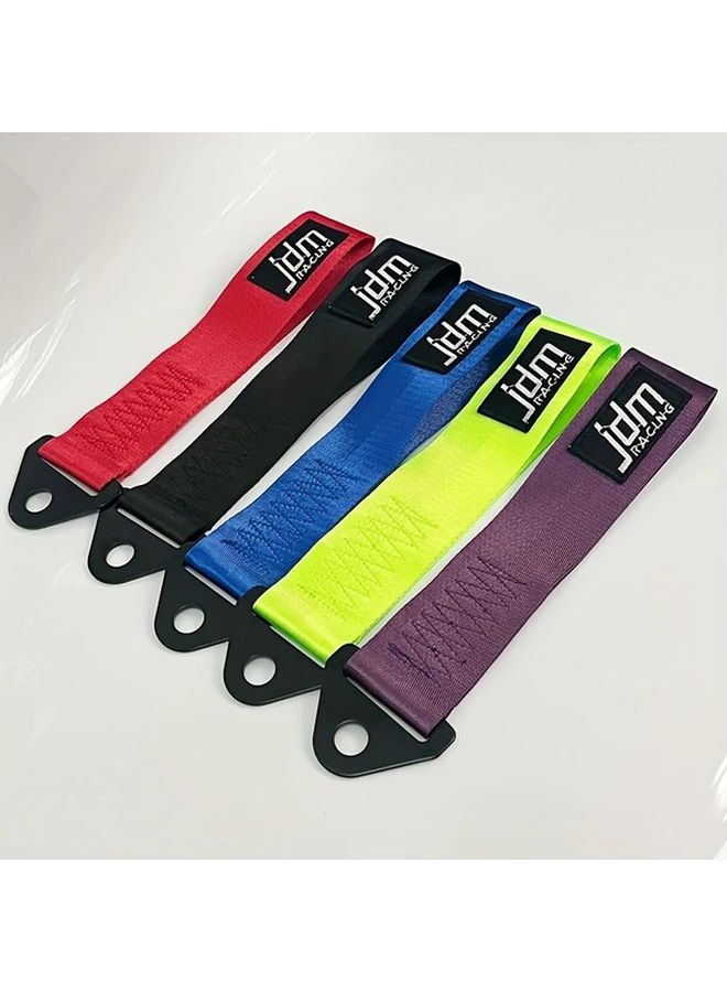 Red Black Car Trailer Belt with Bumper Decoration Hook for JDM Racing Modification - Image 5