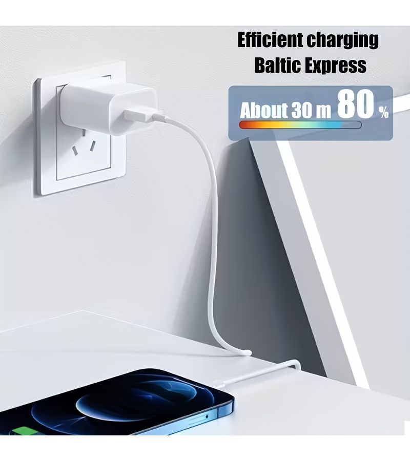حزمة من 2 كابل USB-C للشحن السريع ونقل البيانات، متوافقة مع الهواتف الذكية، للسفر والمكتب - Image 4