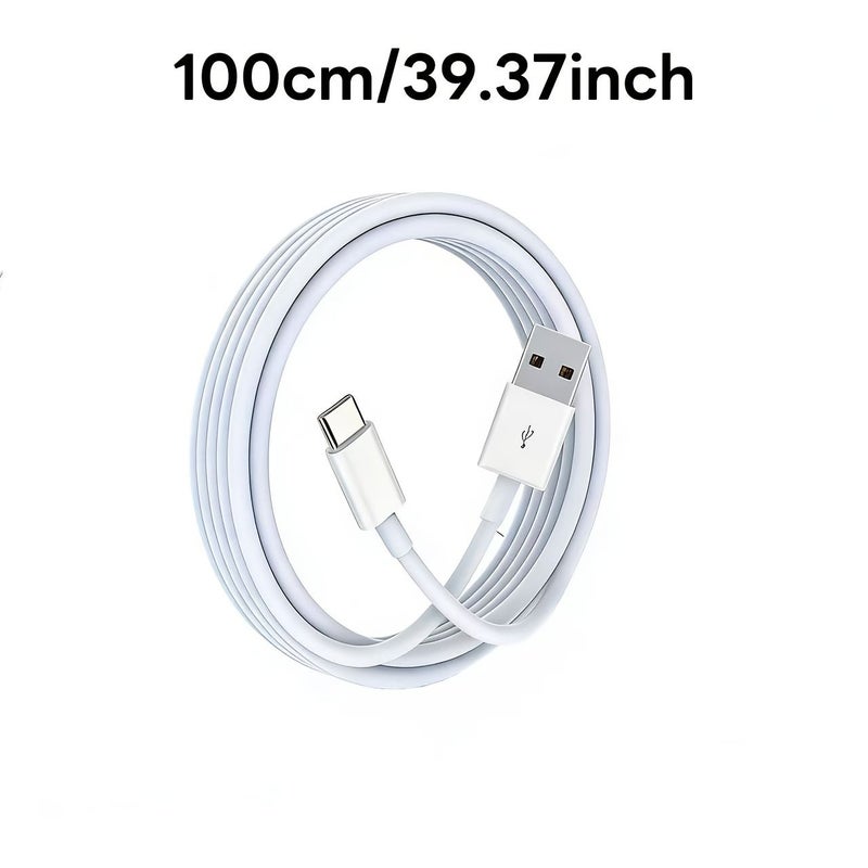 حزمة من 2 كابل USB-C للشحن السريع ونقل البيانات، متوافقة مع الهواتف الذكية، للسفر والمكتب - Image 2