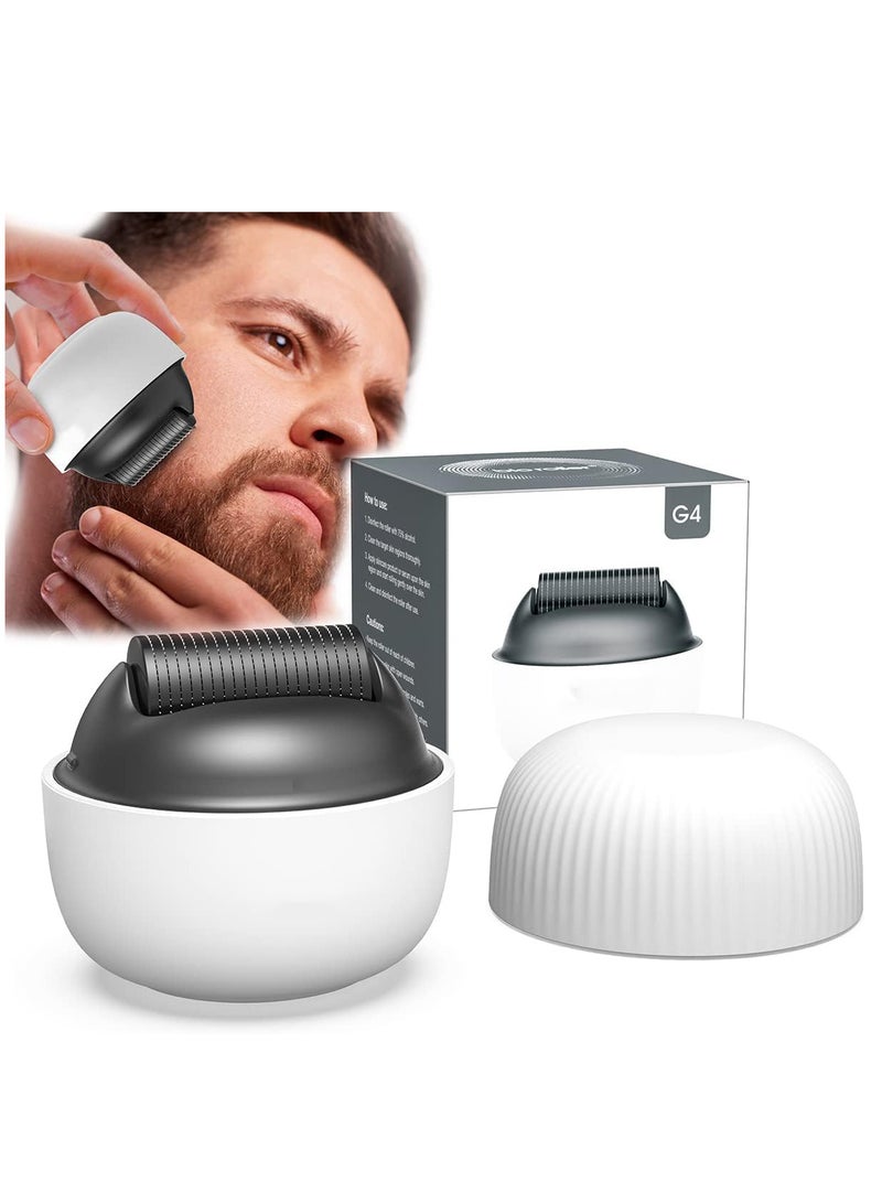 إسكدنيا أسطوانة بكرة اللحية الصغيرة، بكرة إبرة صغيرة محمولة، 1200 بكرة إبرة تيتانيوم دقيقة للعناية بالبشرة، تصغير المسام، تفتيح لون البشرة، نمو الشعر للسفر، التنزه، رحلة عمل، 0.5 مم - Image 1