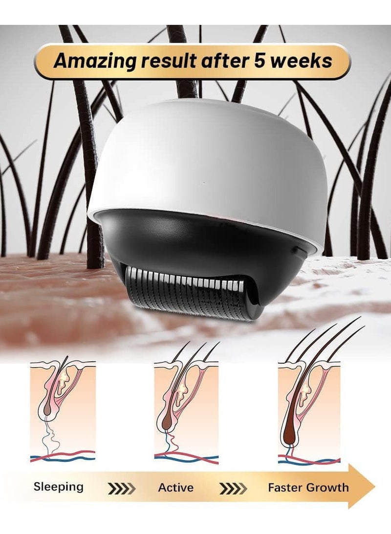 إسكدنيا أسطوانة بكرة اللحية الصغيرة، بكرة إبرة صغيرة محمولة، 1200 بكرة إبرة تيتانيوم دقيقة للعناية بالبشرة، تصغير المسام، تفتيح لون البشرة، نمو الشعر للسفر، التنزه، رحلة عمل، 0.5 مم - Image 2