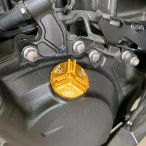 MOWOK For Suzuki GSX-R Gsxr 600 750 1000 GSX-R750 gsx-r600 gsx-r1000 Motorcycle Front Brake Fluid Reservoir Protection Cover and Reservoir cap sock Oil filler cap (Gold) - Image 4
