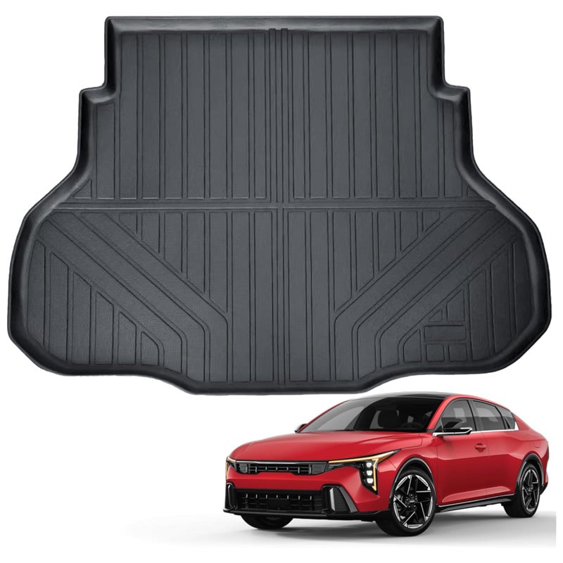 Auxko All Weather Floor Mats Cargo Liner Fit for Kia Sportage Hybrid 2023 2024 2025 Not PHEV TPE Rubber Sportage Accessories All Season Guard Odorless AntiSlip Cargo Liner