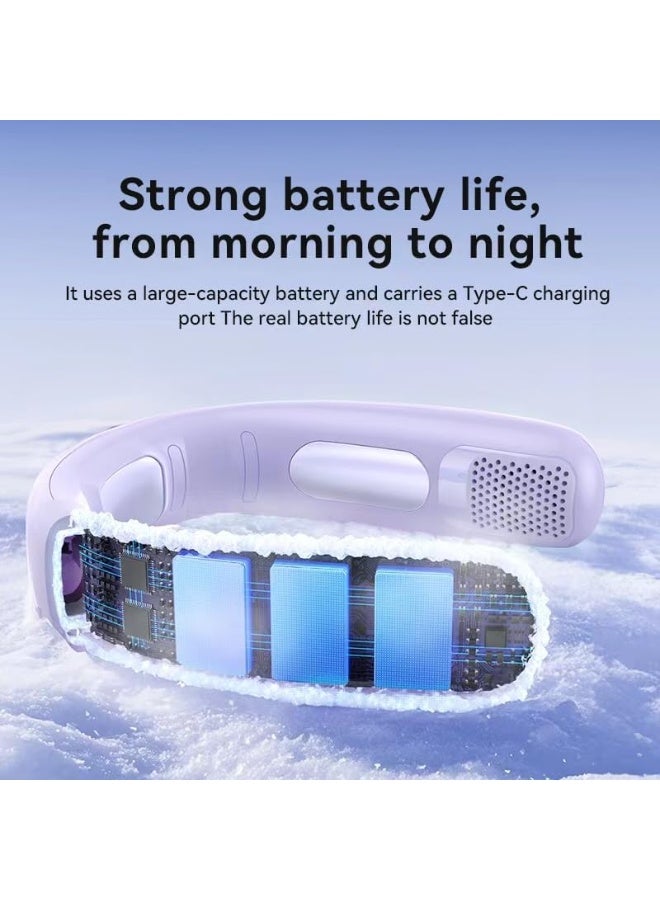 Beauenty 1st Semiconductor Neck Fan in UAE, Semiconductor TEC Technology, 5-Speed, 4000mAh Battery, 36dB Low Nois - Image 2