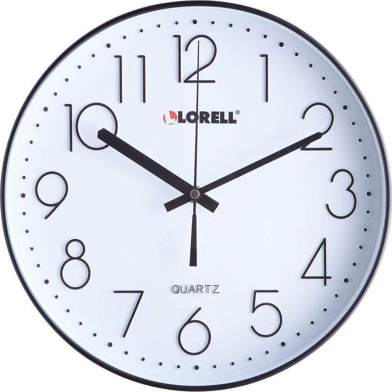 Lorell 61012 Clock Black