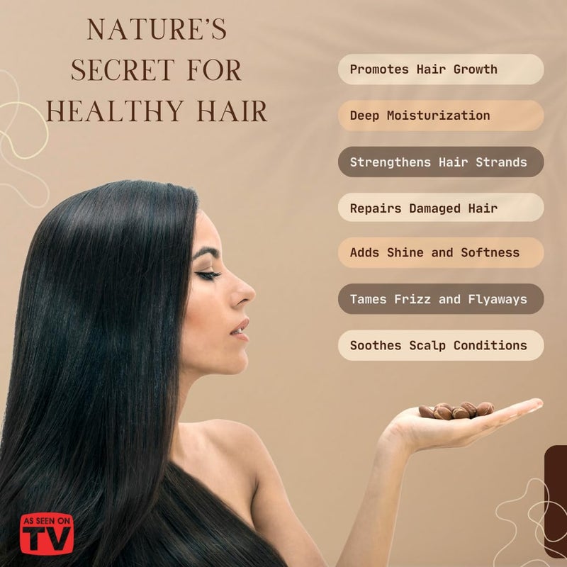 VoilaVe USDA and ECOCERT 100% Pure Organic Moroccan Argan Oil for Skin, Nails & Hair Growth, Anti-Aging Face Moisturizer, Cold Pressed, Hair Moisturizer, Rich in Vitamin E, As Seen On TV - 4 fl oz - Image 4