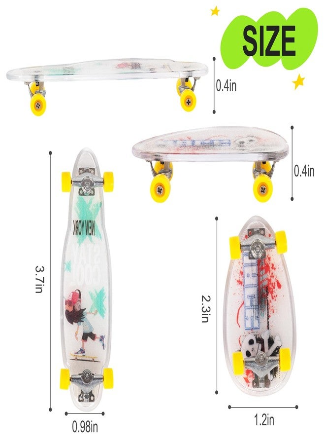 ACEGENIU 8 Pcs Finger Skateboards Set - Mini Skateboards with Storage Box & 12 Extra Wheels, Ideal for Collectors, Enthusiasts & Birthday Gifts - Image 4