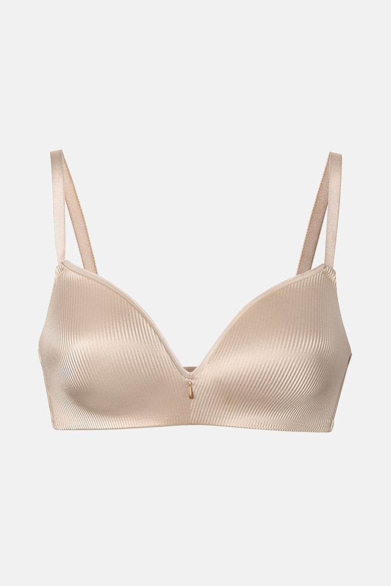 Tchibo Women Padded Non Wired Soft Bra, Tan - Image 3