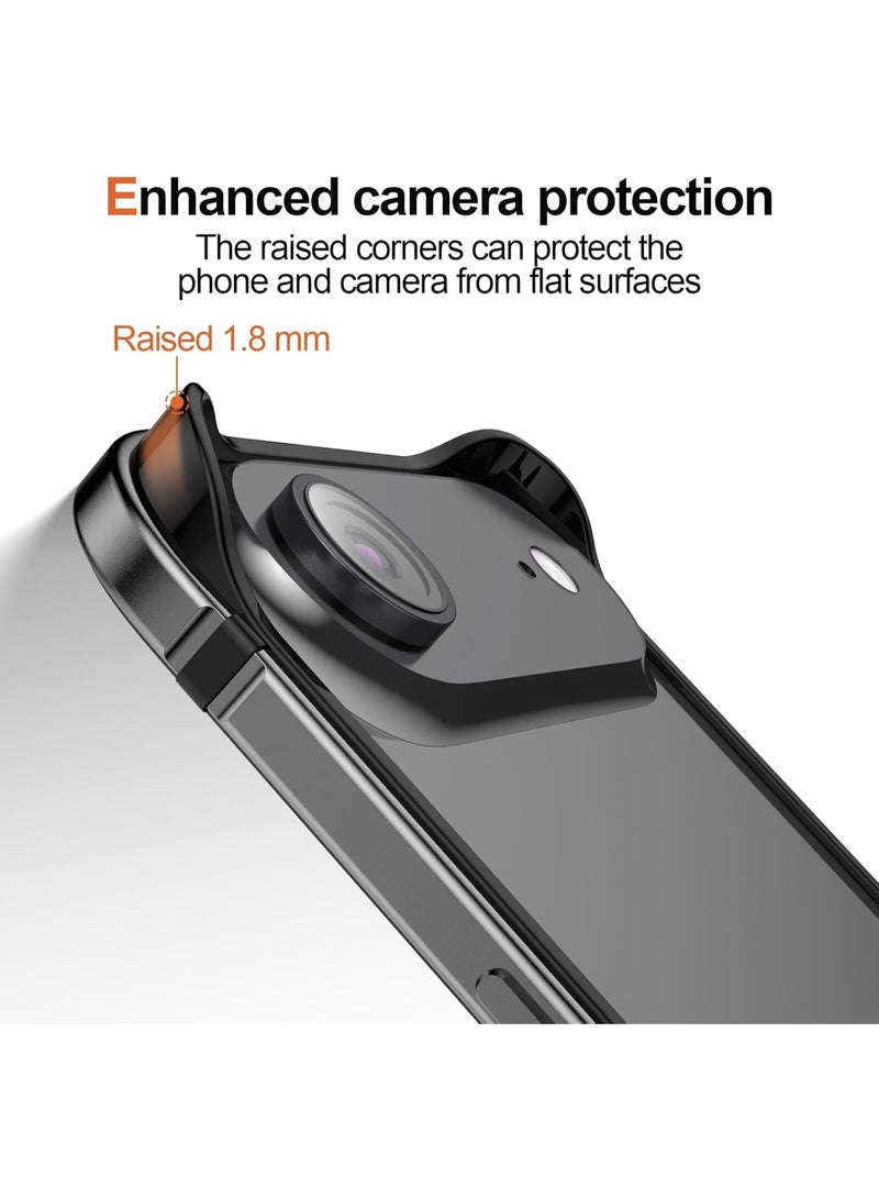 general Bumper Metal Case for iPhone 17 Air, No Back Design, Aluminum Alloy + TPU Bumper Frame Slim Heat Dissipation 4 Corner Raised Shockproof - Image 2