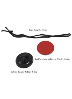 Generic Anti-lost Buckle Safety Mount, Tethers Straps, Adhesive, for GoPro Hero 11, 10, SJCAM, Xiaomi YI, 4K Action Camera Accessories  - Image 2