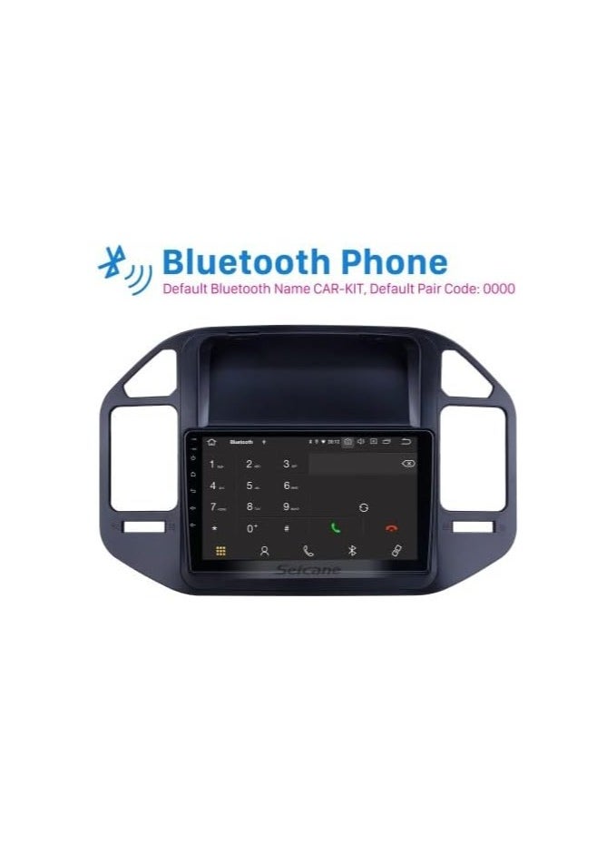SHEZA STAR Android Car Stereo for Mitsubishi Pajero 2000-2006 1GB RAM 32GB ROM 9 Inch Support MirrorLink WiFi BT, 2.5D IPS Touch Screen with AHD Camera Included  - Image 3