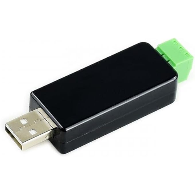 rayihni INDUSTRIAL USB TO RS485 | RS485 TO USB CONVERTER ADAPTER | RS 485 CONVERTER WITH PROTECTION CIRCUITS FOR INDUSTRIAL APPLICATIONS(BLACK AND THREE PIN) - Image 3