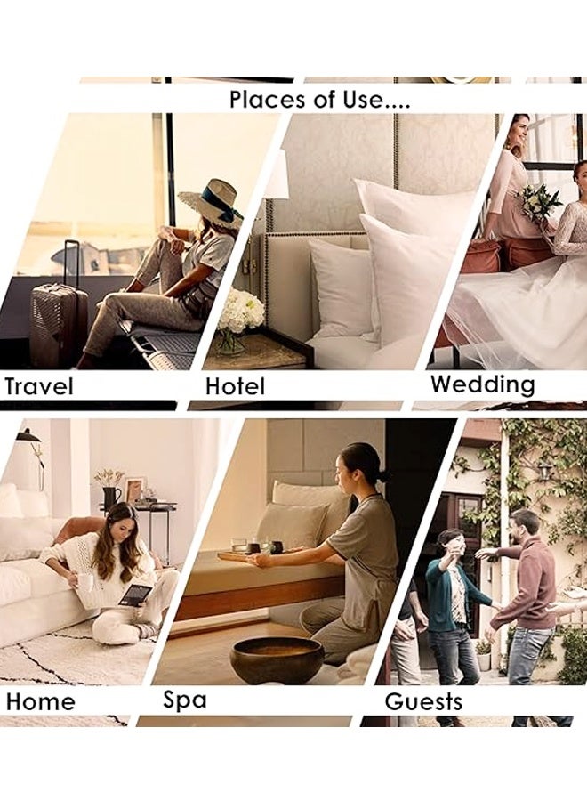 ١٠ أزواج من النعال المنزلية - نعال مانعة للانزلاق ومغلقة من الأمام للاستخدام مرة واحدة، مناسبة للضيوف، والحمام، وغرفة النوم، والفنادق، والمنازل، وللعرائس، وللسفر - Image 5