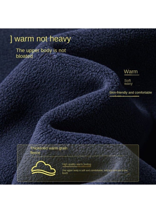 مكد 【سترة بيسبول للأطفال】 ستايل جديد للخريف/الشتاء معطف سميك مبطن بالفرو للأولاد سترة دافئة للبنات ملابس علوية للأطفال الكبار - Image 3