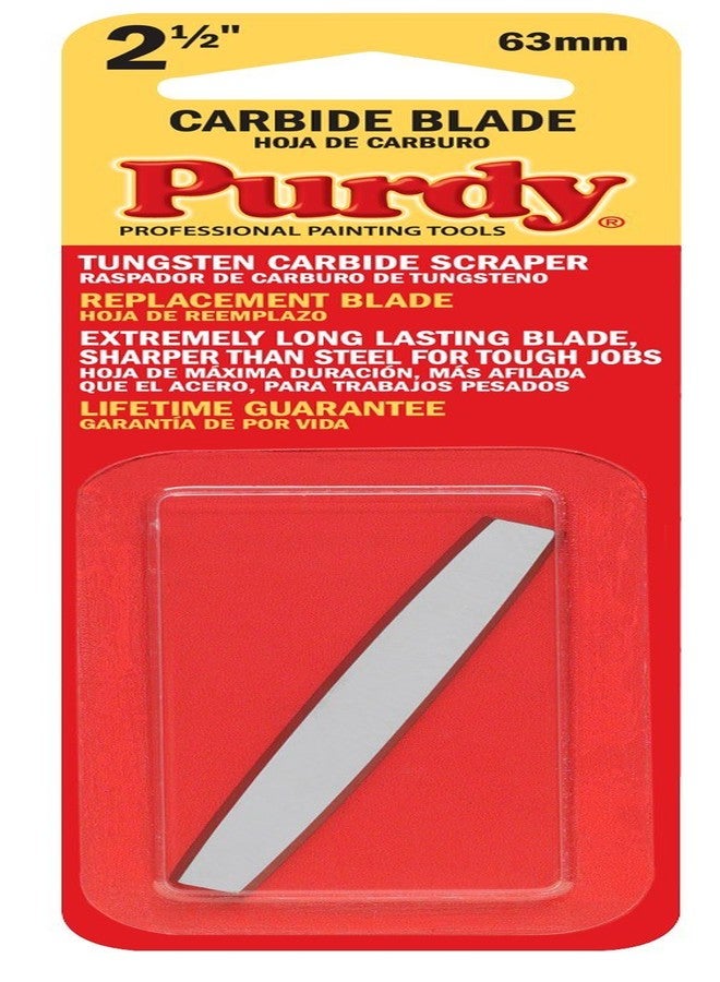 Purdy 144900235 Surface Prep Tool Premium Carbide Scraper Replacement Blades, 2-1/2 inch - Image 1
