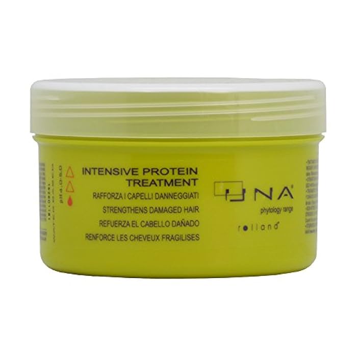 UNA Protein Treatment - Enriched with Hydrolyzed Wheat Protein, Shea Butter, Argan Oil, Moisturizes and Nourishes Hair, Bestows strength and Vitality for Damaged Hair - 500 ml - Image 1