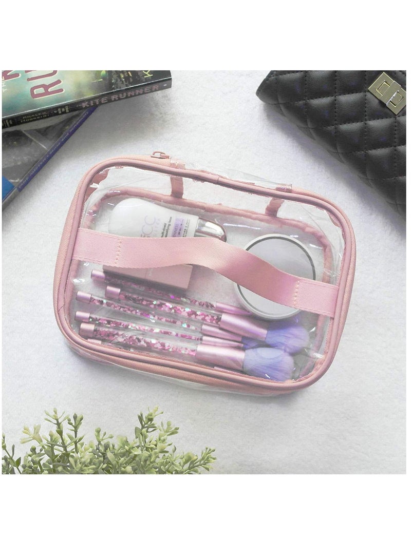 Comestic Travel Bag Portable Bathroom Makeup Wash Bag for Girls Women Lady Men Boy Fashion Storage Electronics Accessories Organizer Large Capacity Pouch, Clear - Image 5