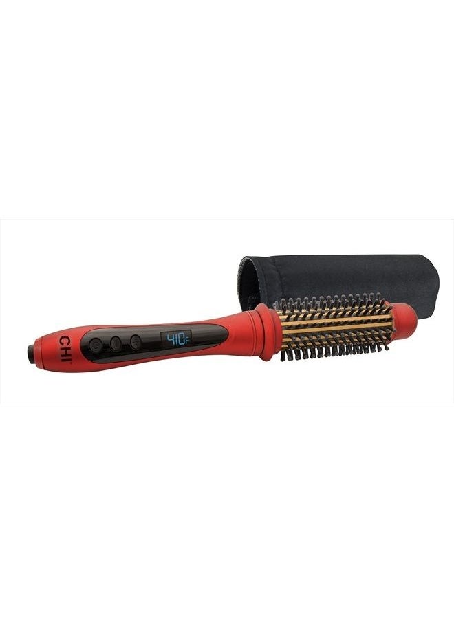 CHI - Amplitude Ceramic Heated Round Brush, Ruby Red - Image 1
