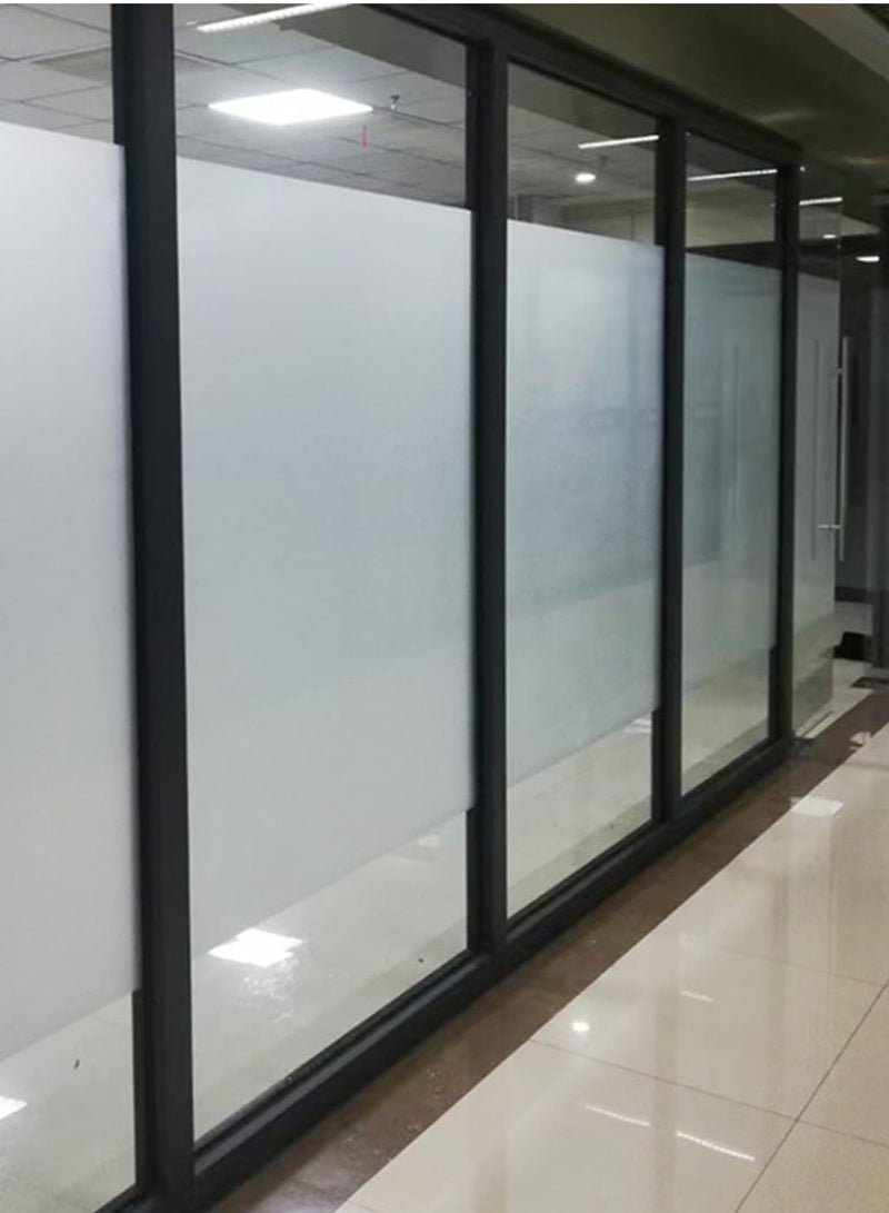 ZERIFAM Glass Window Privacy Film - 45 * 300cm Frosted Privacy Glass Window Film, Anti-Static Privacy Window Film, Suitable For Home Bedrooms, Bathrooms, Kitchens And Offices. (Pure Frosted) - Image 3