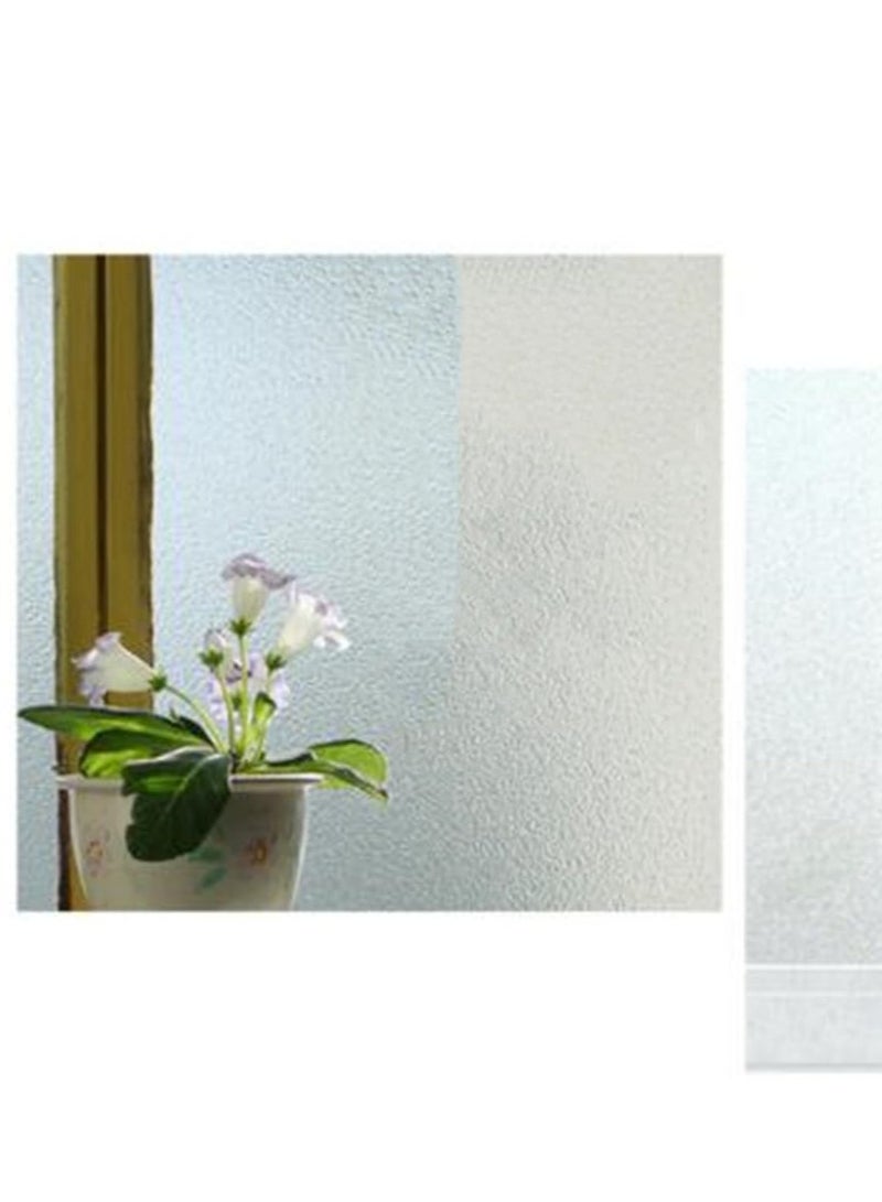 ZERIFAM Glass Window Privacy Film - 45 * 300cm Frosted Privacy Glass Window Film, Anti-Static Privacy Window Film, Suitable For Home Bedrooms, Bathrooms, Kitchens And Offices. (Pure Frosted) - Image 4