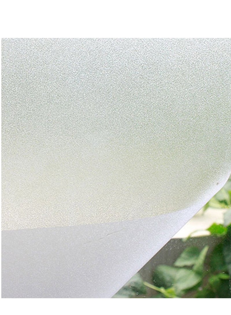 ZERIFAM Glass Window Privacy Film - 45 * 300cm Frosted Privacy Glass Window Film, Anti-Static Privacy Window Film, Suitable For Home Bedrooms, Bathrooms, Kitchens And Offices. (Pure Frosted) - Image 2