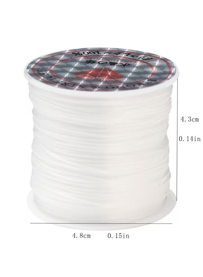 2PCS 0.8mm Elastic Bracelet String Cord | 20M Stretch Crystal Bead Thread for Jewelry Making, Bracelets, Necklaces, DIY Beading Crafts & Handmade Accessories - Image 4