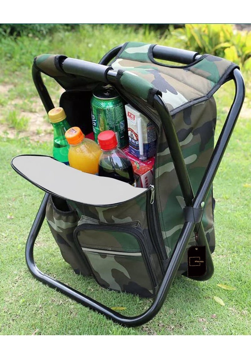 Sharpdo Outdoor Backpack Stool Portable Leisure Ice Pack Chair  - Image 2