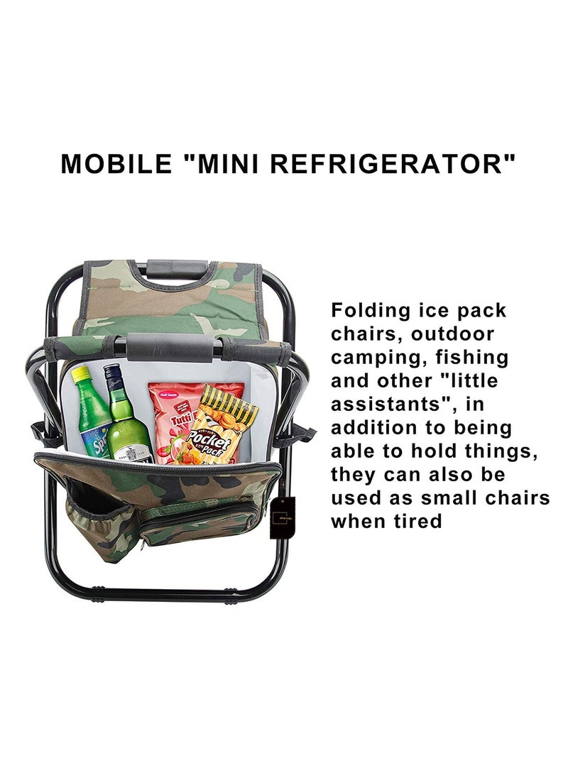 Sharpdo Outdoor Backpack Stool Portable Leisure Ice Pack Chair  - Image 5