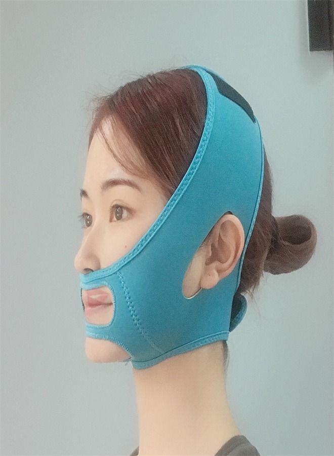 V Face Bandage Face Massager Blue - Image 1