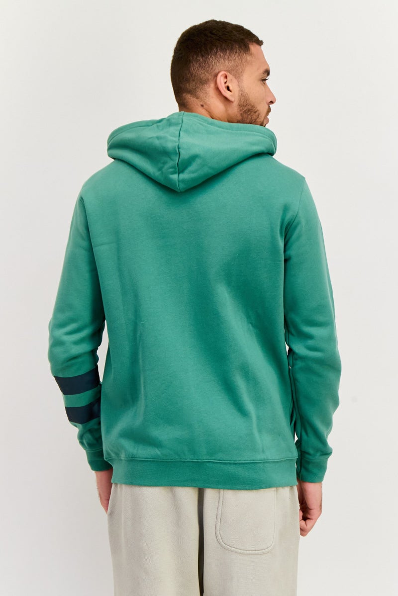 Hurley ملابس رياضية للرجال بأكمام طويلة مناسبة، خارجي، سويت شيرت، أخضر - Image 3