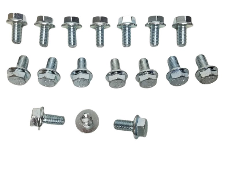 Z Whip 17pc Metric Transmission Oil PAN Bolt KIT Compatible with Chevrolet GM 4L60E 4L65E 4L70E 4L80E 700R4 200-4R Trans Oil Fluid Cover 4 Speed Overdrive M8 Flange Bolts LS1 Vortec - Image 4