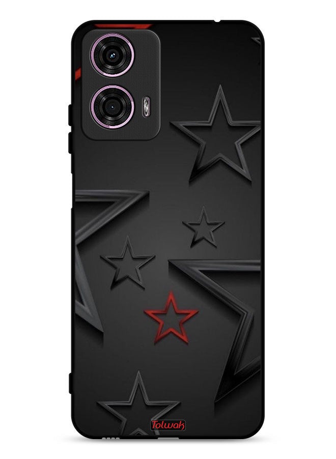 Tolwak Motorola Moto G24 4G Protective Case Cover Stars Pattern  - Image 1