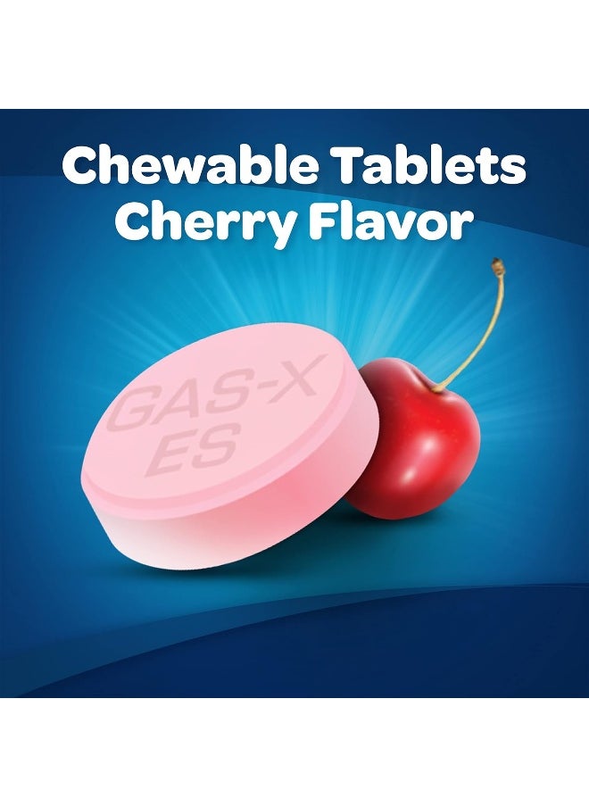 Gas-X - Gas-X Extra Strength Chewable Gas Relief Tablets with Simethicone 125 mg, Cherry, 18 Count - Image 1