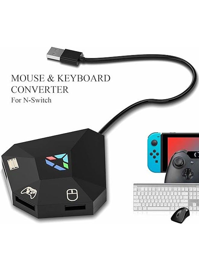 Gaming Keyboard  Mouse Adapter for Game Consoles, Keyboard  Mouse Adapter Compatible with Nintendo Switch, PS4, PS3, Xbox One, Xbox 360 - Image 2