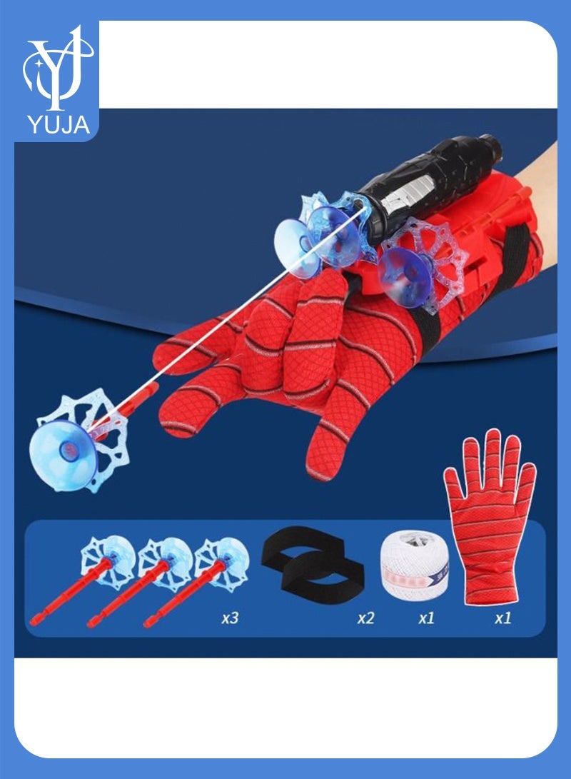 YUJA Launcher Gloves for Spider, Hero Launcher Wrist Toy Set, Super Hero Web Shooter for Kids, Spider Launcher Wrist Toys Costume Cosplay Hero Props Gift - Image 1