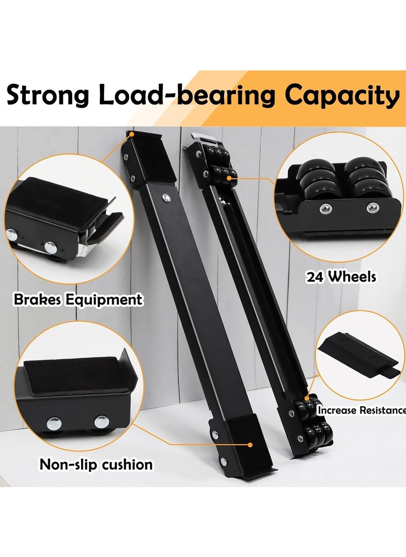 XIPH Heavy Duty Adjustable Furniture Mover Stand – Multi-Functional Base with Locking Wheels for Washing Machine, Fridge, Dryer, Cabinet & Appliances – Load Capacity up to 300kg  - Image 3