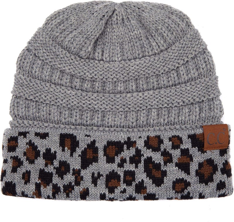 Cc Trendy Warm Chunky Soft Stretch Cable Knit Beanie - Image 2