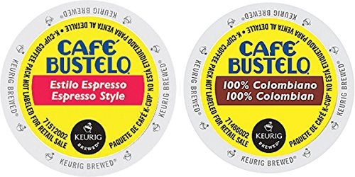 CAF BUSTELO Cafe Bustelo  Espresso  100 Colombian Kcup Combo Pack for Keurig 20  48 Count24 Per Box