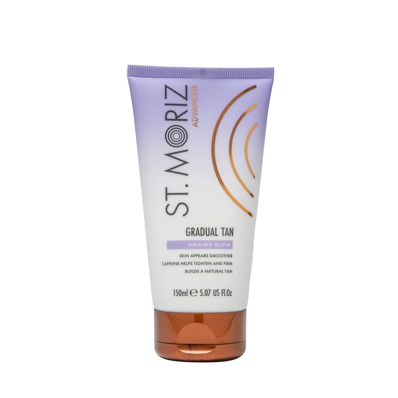 St Moriz Advanced Illuminating Gradual Self Tanner Lotion  Hydrating Vegan Sunless Tanning Moisturizer with Hyaluronic Acid  Shimmer Pigments Firming Glow
