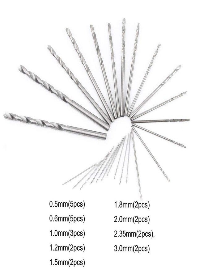 Estink Hand Drill Bits Set, Silver Color 0.3mm-3.6mm Grasp Range Chuck Handtwist Drill with 25HHS Drill Bits Wood Drilling DIY Precise Hand Drill Pin Vise for Making Artwork Crafts Hanging - Image 5