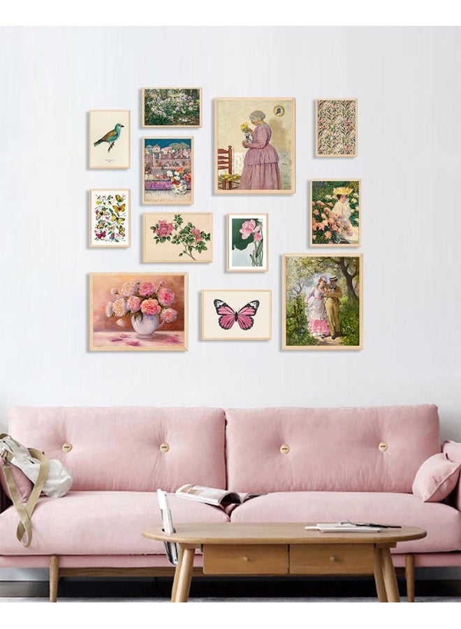 Astrdecor Pink Coquette Room Decor Aesthetic Pictures Set Of 12 - Image 5