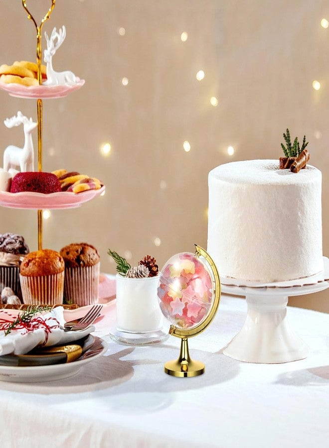 SHOWERORO 12pcs Plastic Candy Boxes Creative Present Containers for Weddings Christmas Parties Gold Unique Candy Holders for Delicate Treats - Image 3