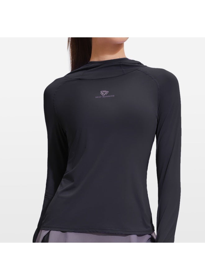 Fitness Sports Hoodies Women's Long Sleeve Top Gym Yoga Shirt Running T Shirt Quick Dry Workout Shirts With Thumb Holes - Image 1