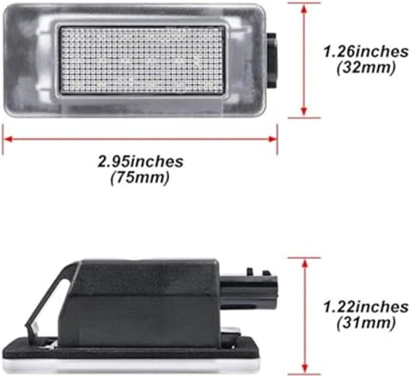 Wivplex License Plate Lights for Nissan Qashqai MK3 J12 - Image 5