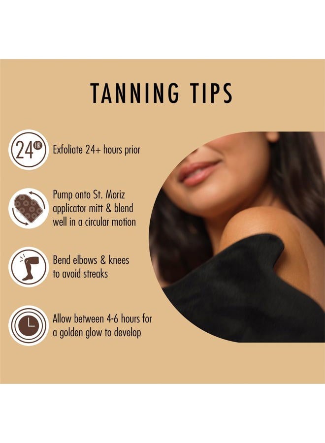 St. Moriz Professional Medium Self Tanner Mousse with Tanning Mitt Bundle - 200ml - Sunless Instant Self Tanning Foam for a Golden, Natural Looking Fake Tan - Moisturizing Aloe Vera & Vitamin E - Image 5