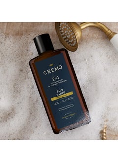 cremo Cremo Palo Santo (Reserve Collection) Barber Grade 2-n-1 Shampoo & Conditioner, 16 Oz (Packaging May Vary)  - Image 3