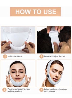 Generic V Shaper Face Lifting Beauty Machine with EMS Vibration 5-in-1 Double Chin Reducer Face Slimming Massager Therapy for Acne Wrinkle And Skin Tightening Portable Anti Aging Device  - Image 4