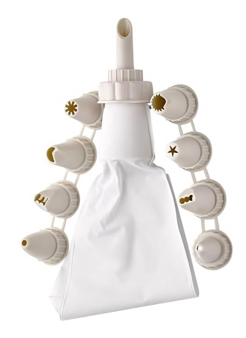 MAXQON Cream Injector Bag 9 Piece Set Cake Decorating Kit Cream Gun  - Image 1