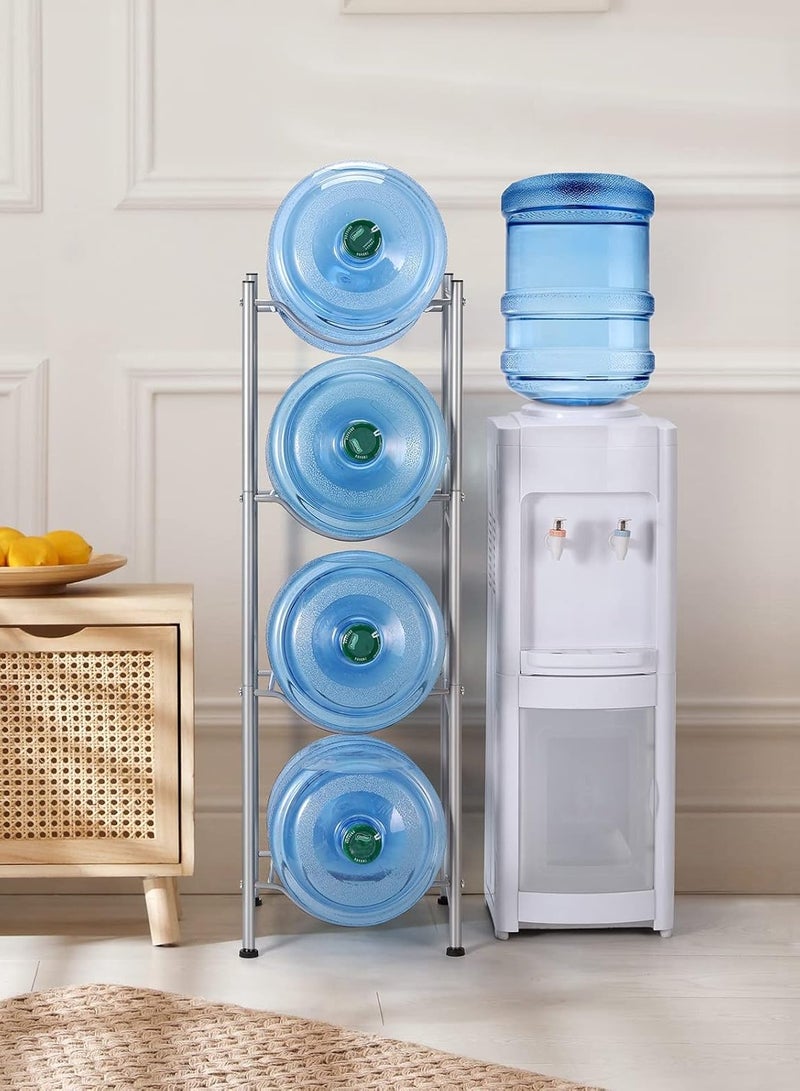 Water Bottle Storage Stand 4 Tier Water Bottle Holder 5 Gallons Heavy Duty Water Jug Rack Water Jug Rack for Home Office Kitchen ﻿ - Image 3